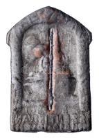 Osztrák-Magyar Monarchia 1914-1917. "S.M.S. SZENT ISTVÁN 1914-1917" cink sapkajelvény (40x...