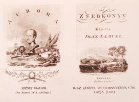 Aurora. Hazai Almanach 1822-1831. Összeáll. és bev.: Kenyeres Imre. Bp., 1938, Officina. Illusztrált kiadói kartonkötésben, borítóval