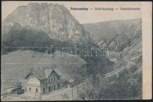 Petrozsény Boli cave, railway station (fl)