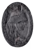 Osztrák-Magyar Monarchia ~1915. "FÉLRE A HALÁLLAL! ELŐRE ROHAMZÁSZLÓALJ!" cink sapkajelvén...