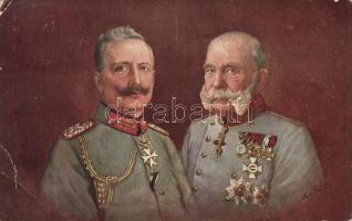 Wilhelm II and Franz Joseph