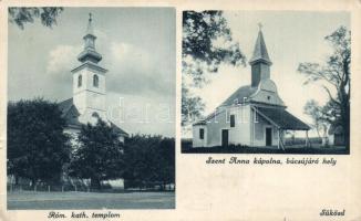 Sükösd Szent Anna kápolna, katolikus templom (kis szakadás / small tear)