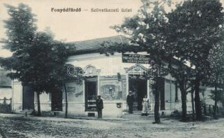 Fonyódfürdő, szövetkezeti üzlet