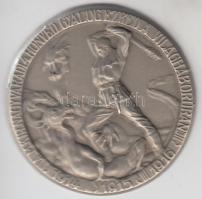 Osztrák-Magyar Monarchia 1915-16. A M. KIR. NAGYVÁRADI 4. HONVÉD GYALOGEZRED A VILÁGHÁBORÚBAN 1914-1915-1916" fehérfém sapkajelvény (40mm) szignó: Sidlo, készítő: entworfen acad. Bildhauer F. Sidlo, ausgeführt Atelier G.Gurschner Wien VII/2, tű nélkül T:1- Austro-Hungarian Monarchy 1915-16. "4. HIR Nagyvárad" white metal cap badge (40mm) sign: Sidlo, maker: entworfen acad. Bildhauer F. Sidlo, ausgeführt Atelier G.Gurschner Wien VII/2, without pin C:AU