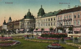 Kolozsvár, Mátyás király tér / square (fa)