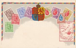 Ogange River Colony bélyegei hosszúcímzéses litho