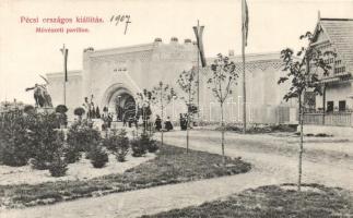 Pécs Országos Kiállítás 1907, művészeti pavilon