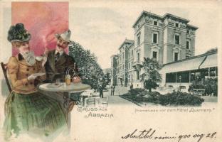 Abbazia Hotel Quarnero litho