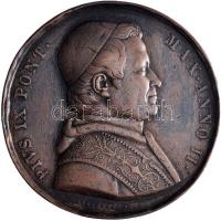 Olaszország / Pápai Állam 1847. "IX. Piusz Pápa / Szent Péter és SZent Pál szobrok felavatása" Br emlékérem. Szign.: Giuseppe Girometti (43.09g/42.7mm) T:2- ph. Italy / Papal States 1847. Commemorative Br medallion of Pope Pius IX and the inauguration of the Statues of Saint Peter and Saint Paul. "PIVS IX PONT MAX ANNO II / BASIL VATICANAE DECVS ADDITVM - A MDCCCXLVII" Sign.: G. GIROMETTI F. (43.09g/42.7mm) C:VF edge error