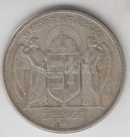 1930. 5P Ag "Horthy-jobbra" T:3