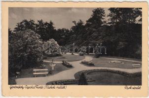 Miskolc Görömbölytapolca park