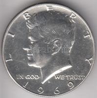 Amerikai Egyesült Államok 1969D. 1/2$ Ag "Kennedy" T:1-
USA 1969D. 1/2 Dollar Ag "Ken...