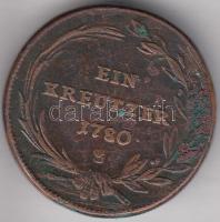 Ausztria / Magyar verdejel 1780S 1Kr "II József" T:2-