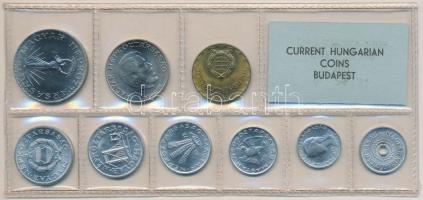 1978. 2f-10Ft 9db klf érmés forgalmi sor fóliatokban T:1