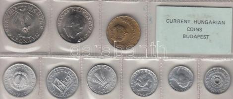 1981. 2f-10Ft 9db klf érmés forgalmi sor fóliatokban T:1