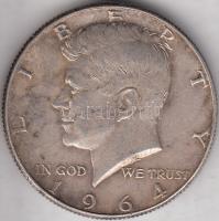 Amerikai Egyesült Államok 1964. 1/2$ Ag "Kennedy" T:2-
USA 1964. 1/2 Dollar Ag "Kenne...