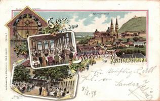 1898 Klosterneuburg Stiftskeller litho