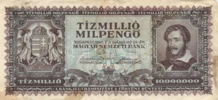 1946. 10.000.000P, 100.000.000P, 1.000.000.000P, 1.000.000.000MP,100.000.000MP, 10.000.000.000MP, 1....