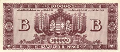 1946. 100.000BP (2x) színváltozatok, T:II hajtatlan