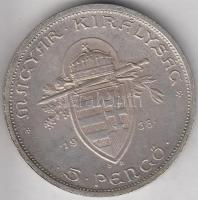 1938. 5P Ag "Szent István" T:2-