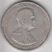 1930. 5P Ag "Horthy-jobbra" T:2,2-