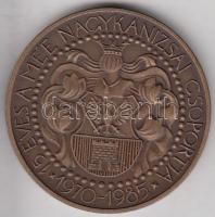 Tóth Sándor (1933-) 1980. "MÉE Nagykanizsa / Zrínyi Miklós" Br emlékérem (42,5mm) T:1