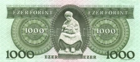 1983. 1000Ft "C" (3x) egymást követő sorszámok T:III