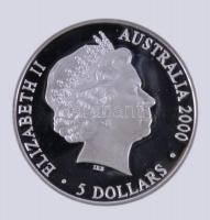 Ausztrália 2000. 5$ Ag "Sydney olimpia" T:PP Eredeti díszdobozban, tanúsítvánnyal
Autralia...