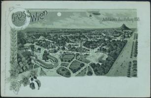 1898 Vienna Jubiläumsausstellung, Expo, litho