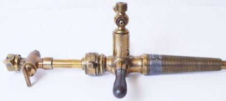 Réz sörcsap, jó állapotban, m:67 cm/ Copper beer faucet