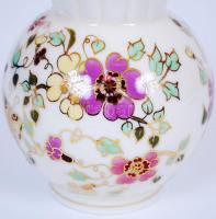 Zsolnay váza, kézzel festett, jelzett, hibátlan, m:12 cm/ Zsolnay porcelain vase