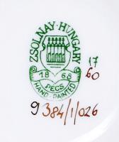 Zsolnay váza, kézzel festett, jelzett, hibátlan, m:12 cm/ Zsolnay porcelain vase