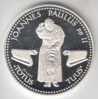 2005. "1978-2005. II. János Pál pápasága és halála / Vatikáni Szent Péter-bazilika" Ag emlékérem (35.41g/0.925) T:PP