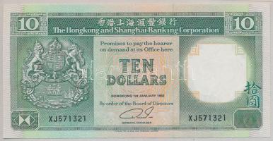 Hong Kong 1992. 10$ T:I Hong Kong 1992. 10 Dollars C:UNC