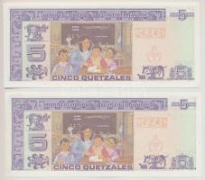 Guatemala 2007. 5Q (2x) T:I
Guatemala 2007. 5 Quetzales (2x) C:UNC