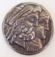 Görögország 1944. 25.000Dr + a bankjegyen látható érme fém másolata T:I- (hajtatlan!)
Greece 1944. 2...