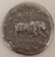 Görögország 1944. 25.000Dr + a bankjegyen látható érme fém másolata T:I- (hajtatlan!)
Greece 1944. 2...