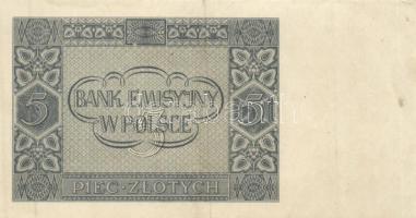 Lengyelország 1940-1941. 5Zl + 20Zl + 50Zl T:III,III-
Poland 1940-1941. 5 Zlotych + 20 Zlotych + 50 ...