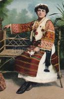 Ukrainian folklore, woman in national costume (fa)