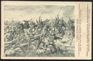 Fight of the cavalry soldiers between Rahó and Kőrösmező