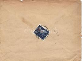 Inflation cover, (6. díjszabás) Helyi levél Betűs I. Hl.I./50f bérmentesítéssel
