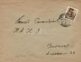 Inflation cover, (6. díjszabás) Távolsági levél Betűs I. Tl.I./10f bérmentesítéssel