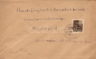(6. díjszabás) Távolsági levél Betűs I. Tl.I./10f bérmentesítéssel, inflation cover