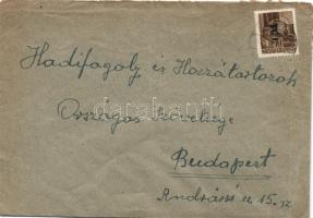 Inflation cover, (6. díjszabás) Távolsági levél Betűs I. Tl.I./10f bérmentesítéssel