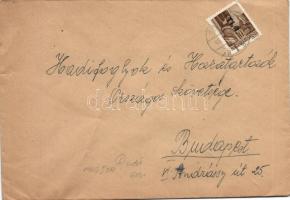 Inflation cover, (6. díjszabás) Távolsági levél Betűs I. Tl.I./10f bérmentesítéssel