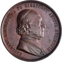 1865. "Kis-Apponyi Bartakovics Adalbert egri érsek papságának 50. évfordulója" Br emlékérem (43.58g/43.65mm) T:1- Hungary 1865. "50th anniversary of entering the priesthood of Archbishop Adalbert Bartakovics" commemorative Br medallion. "ADALBERT BARTAKOVICS DE KISAPPONY AEPPVS AGRIENSIS / POST X LVSTRA A PRIMITIIS MDCCCLXV - DE ECCLESIA PATRIA LITERIS ZELO AMORE LIBERALITATE OPTIME MERENTI METROPOLIT CAPITVLVM AGRIENSE" (43.58g/43.65mm) T:AU