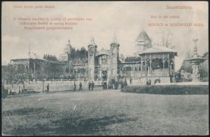 Szombathely Szent István parki kioszk, Kovács és Schönfeld bor- és sörmérése