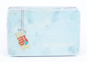 1848-1948 Centenárium, Magyar Dohányjövedék szivarkás dobozka /  Vintage cigarette box, 11×7cm