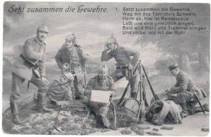 German soldiers, set up the guns (EB)