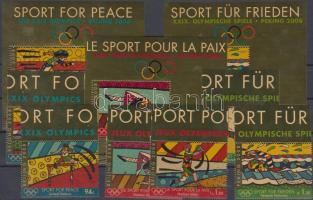 United Nations, Summer Olympics klf sets + klf blocks, Nyári olimpia klf sorok + klf blokkok